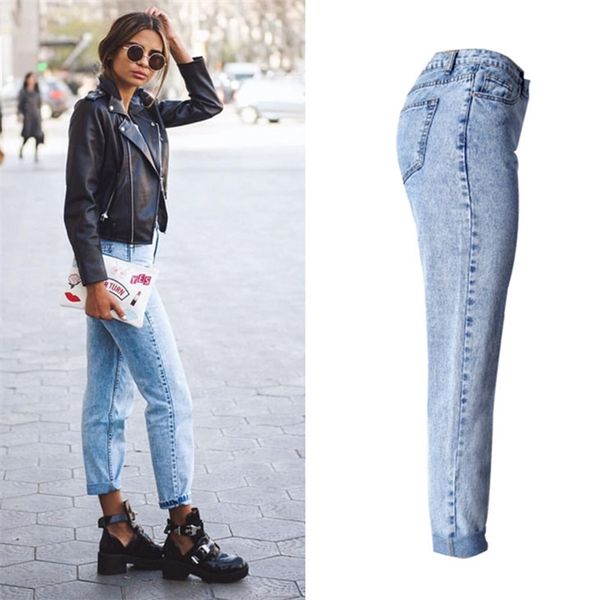 2021 quality women long high waist 100% cotton snow wash type vintage loose straight denim jeans trousers, Blue
2021 quality women long high waist 100% cotton snow wash type vintage loose straight denim jeans trousers, Blue