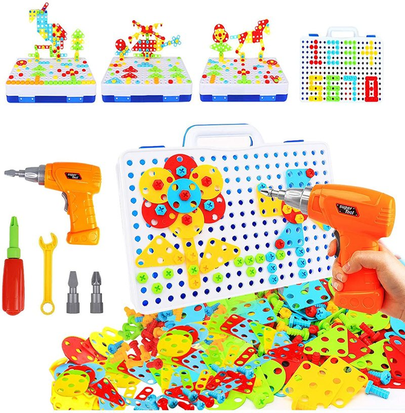 DIY Electric Drill Screw Assembly Teaching Kit Learning Toys 3D Building Blocks Disassembly and Assembly of Various Nuts
DIY Electric Drill Screw Assembly Teaching Kit Learning Toys 3D Building Blocks Disassembly and Assembly of Various Nuts