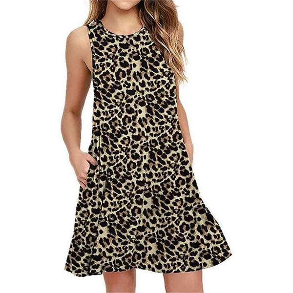 leopard print loose a-line dress plus size casual summer beach women sleeveless o-neck pocket vestidos 210522, Black;gray
leopard print loose a-line dress plus size casual summer beach women sleeveless o-neck pocket vestidos 210522, Black;gray