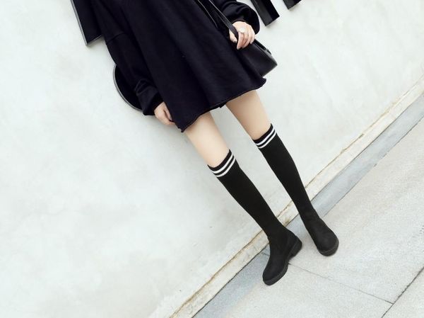 boots sock for women over-the-knee low-heels slip-on plus size 41 42 44 fashion evening party shoes goth womens designer, Black
boots sock for women over-the-knee low-heels slip-on plus size 41 42 44 fashion evening party shoes goth womens designer, Black