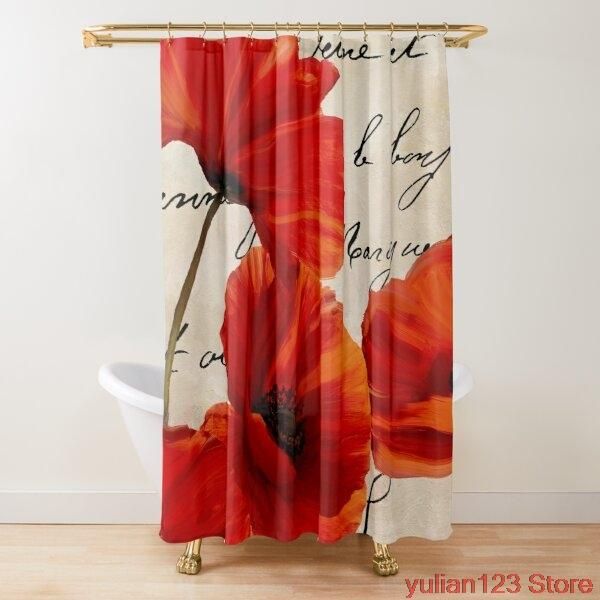 coquelicots rouge i shower curtain american style pattern waterproof bathroom fabric customizable curtains
coquelicots rouge i shower curtain american style pattern waterproof bathroom fabric customizable curtains