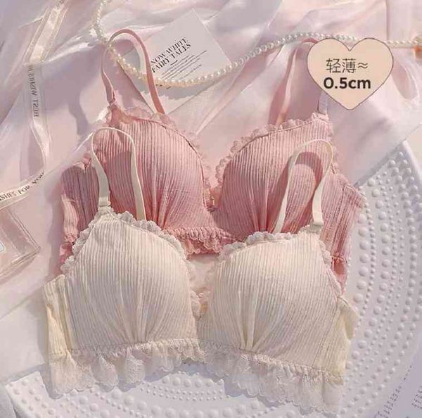 21 small chest gathered without steel ring thin cup sweet girl underwear flat not empty side lace bra set, Red;black
21 small chest gathered without steel ring thin cup sweet girl underwear flat not empty side lace bra set, Red;black