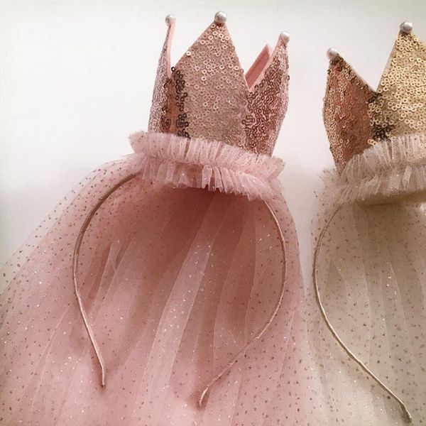 hair clips & barrettes children's sequined big crown headband with veils accessories suitable for girls birthday hats bh, Golden;silver
hair clips & barrettes children's sequined big crown headband with veils accessories suitable for girls birthday hats bh, Golden;silver