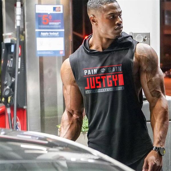 men' tank muscleguys brand clothing gym hooded men bodybuilding stringer hoodie tankworkout singlet fitness sleeveless shirt, White;black
men' tank muscleguys brand clothing gym hooded men bodybuilding stringer hoodie tankworkout singlet fitness sleeveless shirt, White;black