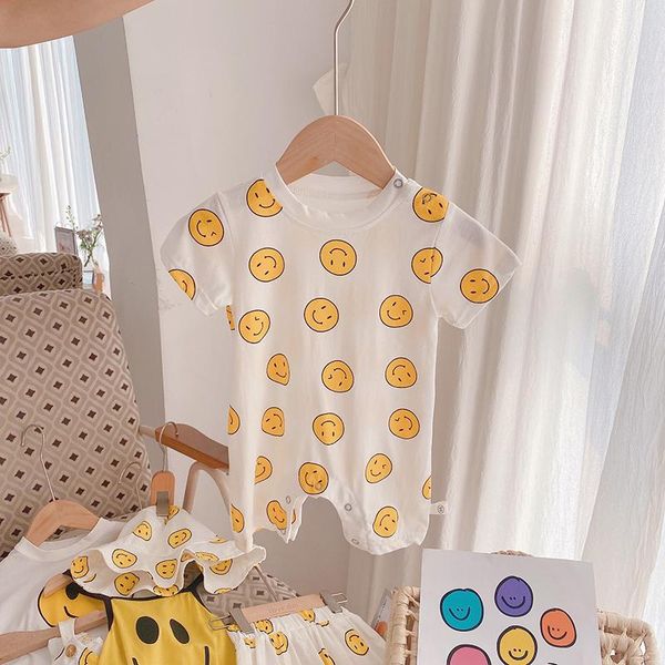 jumpsuits milancel 2021 summer baby clothes smile print toddler romper short sleeve boys jumpsuit casual cotton girls outfits, Blue
jumpsuits milancel 2021 summer baby clothes smile print toddler romper short sleeve boys jumpsuit casual cotton girls outfits, Blue