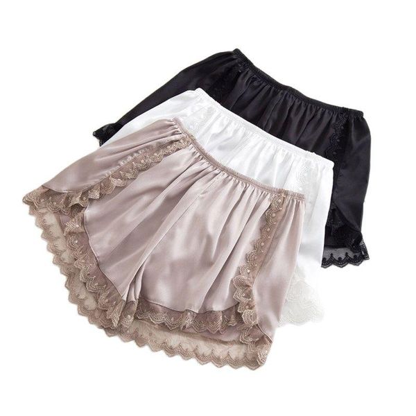 women's shorts women plus size loose lace fashion casual mid waist ice silk short femme black white breathable panties, White;black
women's shorts women plus size loose lace fashion casual mid waist ice silk short femme black white breathable panties, White;black