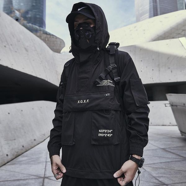 men's jackets 11 dark cargo coats streetwear tactical function pullover harajuku multi-pocket hoody windbreaker, Black;brown
men's jackets 11 dark cargo coats streetwear tactical function pullover harajuku multi-pocket hoody windbreaker, Black;brown