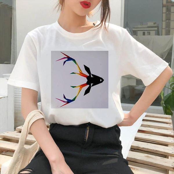 mens geometric graphic print clothes t shirts white harajuku fashion landscape female, White;black
mens geometric graphic print clothes t shirts white harajuku fashion landscape female, White;black