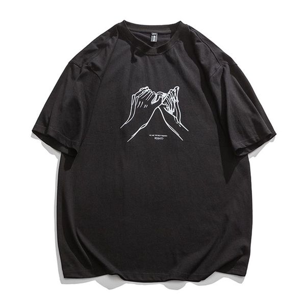 men's t-shirts summer cotton t-shirt men and women printed pattern loose short sleeve fashion causal street tees clothing male plus siz, White;black
men's t-shirts summer cotton t-shirt men and women printed pattern loose short sleeve fashion causal street tees clothing male plus siz, White;black