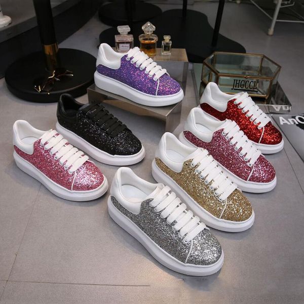 new brand women's shoes sequins leather casual wild breathable ladies white shoe outdoor calzado deportiv chaussure homme luxe marque p, Black
new brand women's shoes sequins leather casual wild breathable ladies white shoe outdoor calzado deportiv chaussure homme luxe marque p, Black