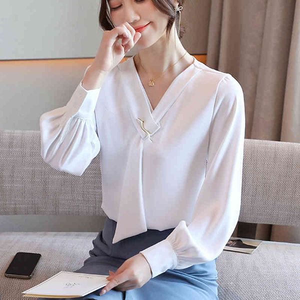 blusas mujer de moda autumn lantern long sleeve chiffon shirt women blouse solid color fashion office shirts 833c 210420, White
blusas mujer de moda autumn lantern long sleeve chiffon shirt women blouse solid color fashion office shirts 833c 210420, White