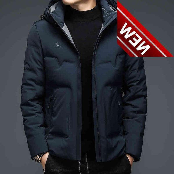 90 gray duck down jacket men's hooded detachable winter fashion warm simple tide, Black
90 gray duck down jacket men's hooded detachable winter fashion warm simple tide, Black
