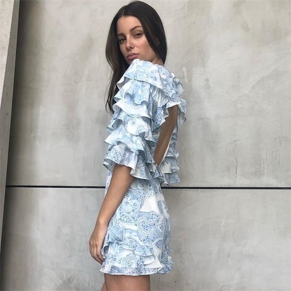 v-neck holiday backless ruffle playsuit rompers womens beach blue jumpsuit vocation and beach overalls for women, Black;white
v-neck holiday backless ruffle playsuit rompers womens beach blue jumpsuit vocation and beach overalls for women, Black;white