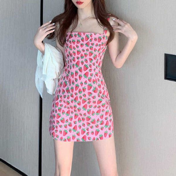 womengaga summer strawberry print slim hip tank dres's high waist pink mini korean dresses eoit 210603, Black;gray
womengaga summer strawberry print slim hip tank dres's high waist pink mini korean dresses eoit 210603, Black;gray