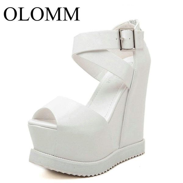 women fashion sandals super high heel ladies genuine leather casual shoes peep toe wedges platform td-46 dress, Black
women fashion sandals super high heel ladies genuine leather casual shoes peep toe wedges platform td-46 dress, Black