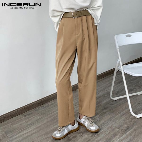 men's pants men solid color joggers button baggy streetwear casual wide leg trouser korean fashion leisure long 2021 incerun, Black
men's pants men solid color joggers button baggy streetwear casual wide leg trouser korean fashion leisure long 2021 incerun, Black