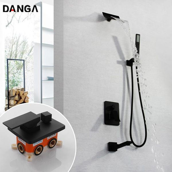 shower faucet set black hand waterfall head bathroom system el rotatable holder sets
shower faucet set black hand waterfall head bathroom system el rotatable holder sets