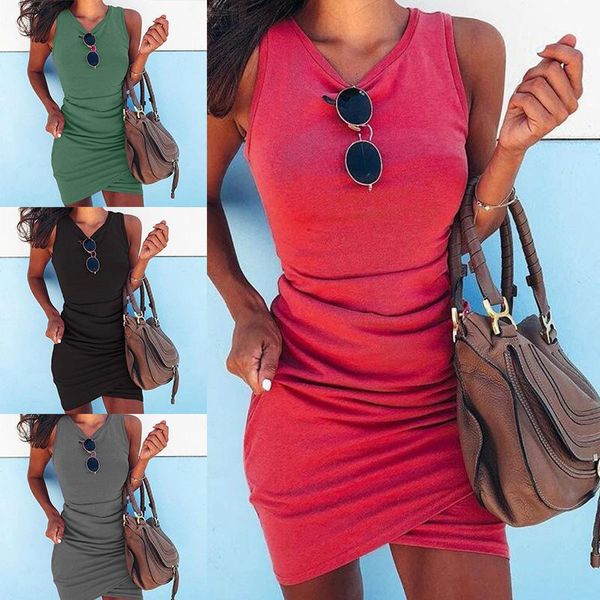 casual dresses womens folded irregular cross sleeveless hip sexys dress beach -opk, Black;gray
casual dresses womens folded irregular cross sleeveless hip sexys dress beach -opk, Black;gray