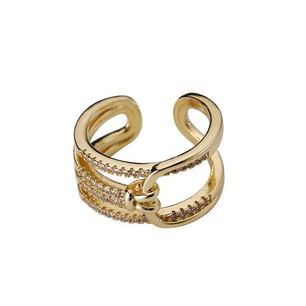 ins fashion creative knotted ring grade micro-inlaid zircon opening adjustment wide wedding rings, Slivery;golden
ins fashion creative knotted ring grade micro-inlaid zircon opening adjustment wide wedding rings, Slivery;golden