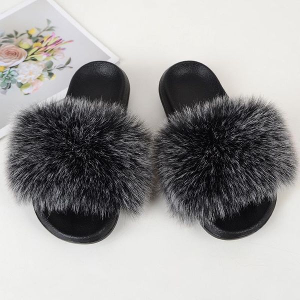 women slippers gorgeous cool winter plush non-slip soft feather fur warm gentle leisure dazzling colors flip flops, Black
women slippers gorgeous cool winter plush non-slip soft feather fur warm gentle leisure dazzling colors flip flops, Black