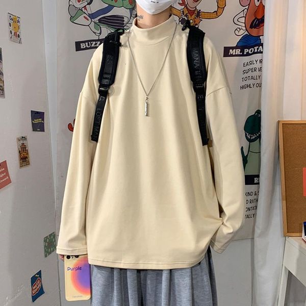 men's t-shirts hybskr autumn winter warm turtleneck base 6 solid colors men women casual pullovers 2021 male long sleeve, White;black
men's t-shirts hybskr autumn winter warm turtleneck base 6 solid colors men women casual pullovers 2021 male long sleeve, White;black