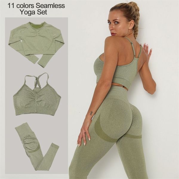 high waist seamless yoga outfits workout sportswear gym clothing fitness set long sleeves shirt crop leggings, White;red
high waist seamless yoga outfits workout sportswear gym clothing fitness set long sleeves shirt crop leggings, White;red