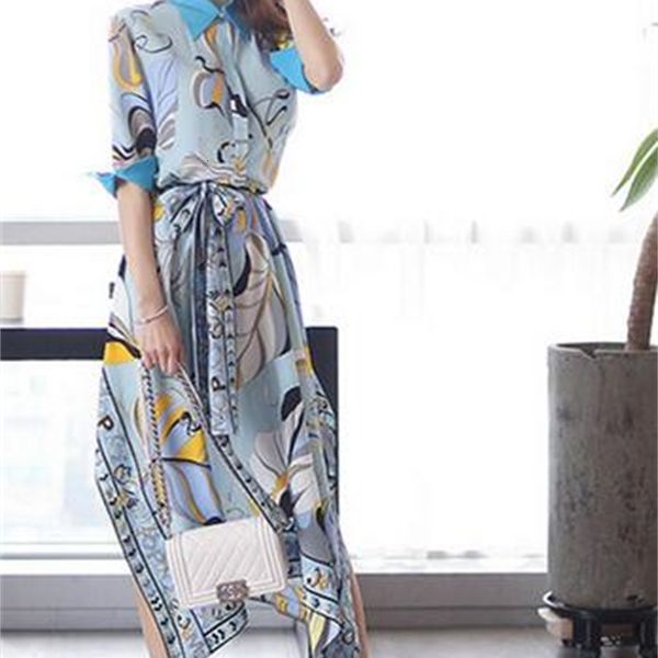 summer korean version of the lapel single-breasted printed tie with waist irregular, Black;gray
summer korean version of the lapel single-breasted printed tie with waist irregular, Black;gray