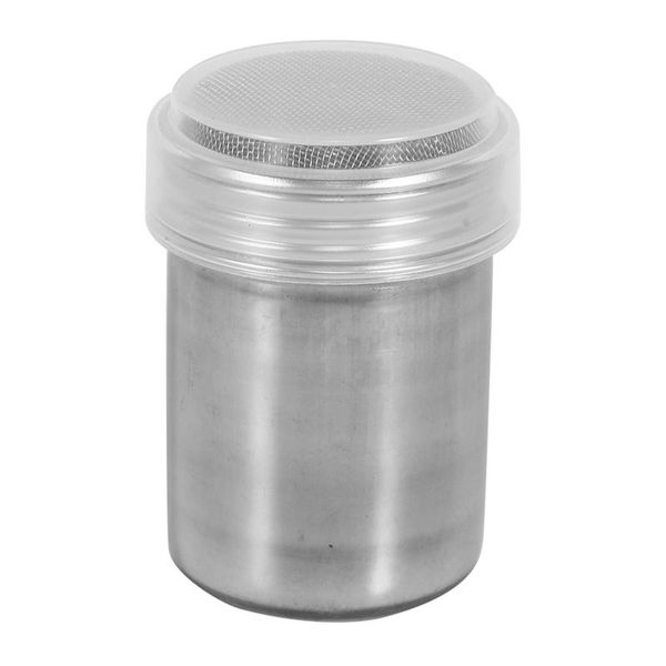 stainless steel chocolate shaker icing flour cocoa sugar cappuccino sifter + lid storage bottles & jars
stainless steel chocolate shaker icing flour cocoa sugar cappuccino sifter + lid storage bottles & jars