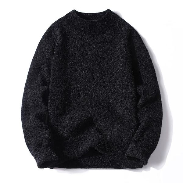 men's sweaters warm sweater round neck men loose casual pullover bottoming shirt autumn and winter solid color, White;black
men's sweaters warm sweater round neck men loose casual pullover bottoming shirt autumn and winter solid color, White;black