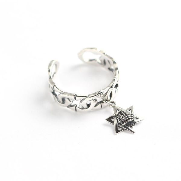 cluster rings vintage women sterlling silver 925 link chain crown charms open for hexagram pendant finger gifts fine jewelry, Golden;silver
cluster rings vintage women sterlling silver 925 link chain crown charms open for hexagram pendant finger gifts fine jewelry, Golden;silver