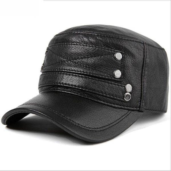 genuine goatskin leather caps fashion warm military hats adjustable luxury design visors sun cap mz13 wide brim, Blue;gray
genuine goatskin leather caps fashion warm military hats adjustable luxury design visors sun cap mz13 wide brim, Blue;gray