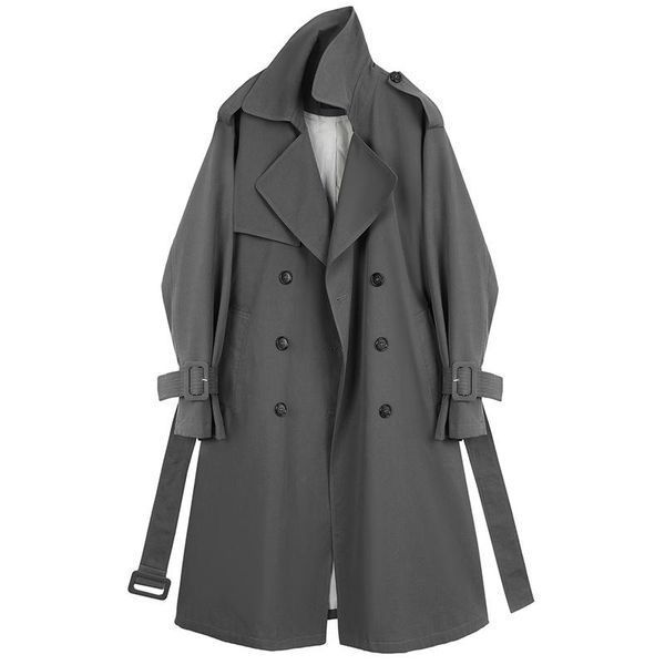 women's trench coats mid-length women double-breasted gray coat plus sashes loose lapel long sleeve windbreaker casual korean spring fa, Tan;black
women's trench coats mid-length women double-breasted gray coat plus sashes loose lapel long sleeve windbreaker casual korean spring fa, Tan;black
