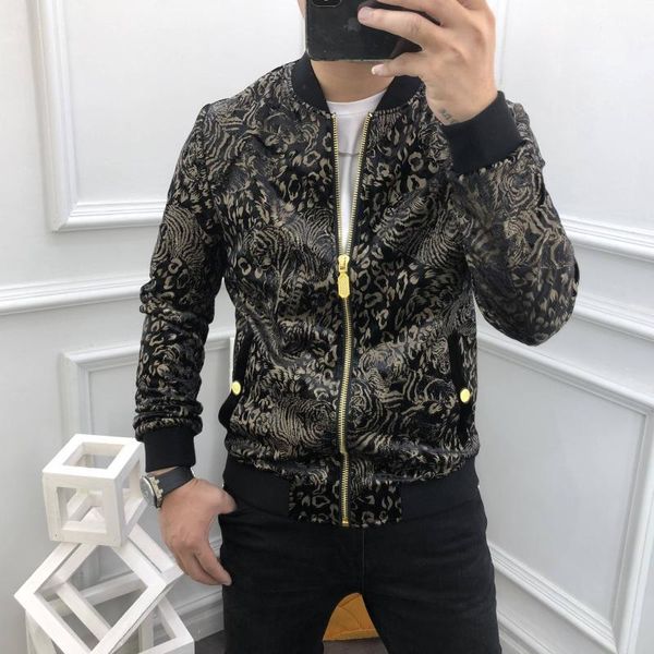 men's jackets sa09239 fashion coats & 2021 runway luxury european design party style clothing, Black;brown
men's jackets sa09239 fashion coats & 2021 runway luxury european design party style clothing, Black;brown