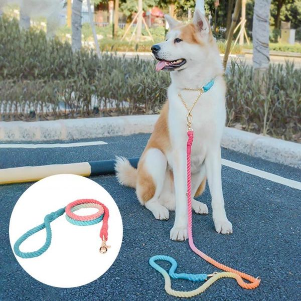 portable gradient wear-resistant braid cotton rope dog walking traction leash pet dogs collars harnesses accessories supplies & leashes
portable gradient wear-resistant braid cotton rope dog walking traction leash pet dogs collars harnesses accessories supplies & leashes