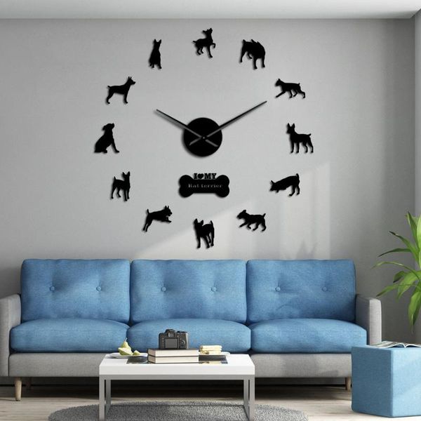 wall clocks rat terrier breed silhouettes mirror art stickers diy giant silent clock feist dog pet puppy frameless hanging watch
wall clocks rat terrier breed silhouettes mirror art stickers diy giant silent clock feist dog pet puppy frameless hanging watch