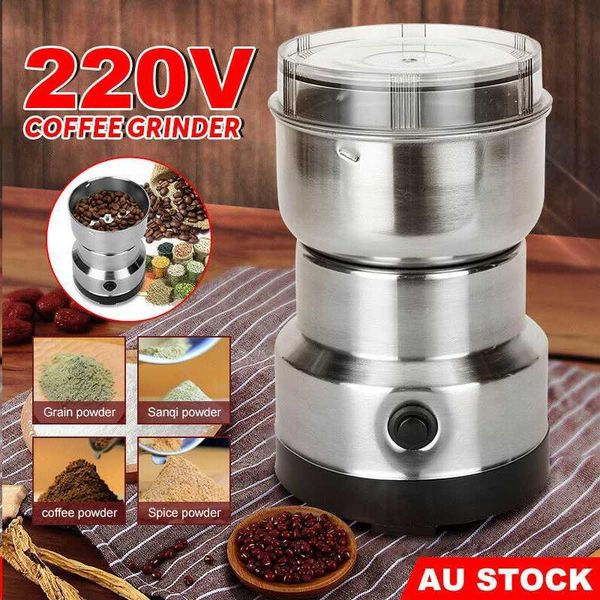 electric coffee grinders grinder bean beans multifunctional home coffe machine grain kitchen tool
electric coffee grinders grinder bean beans multifunctional home coffe machine grain kitchen tool
