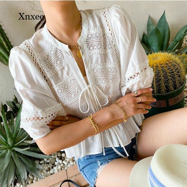 women's blouses & shirts hollow white shirt lace up causal chic blouse crochet vintage summer women lantern sleeve tie female ladies to
women's blouses & shirts hollow white shirt lace up causal chic blouse crochet vintage summer women lantern sleeve tie female ladies to