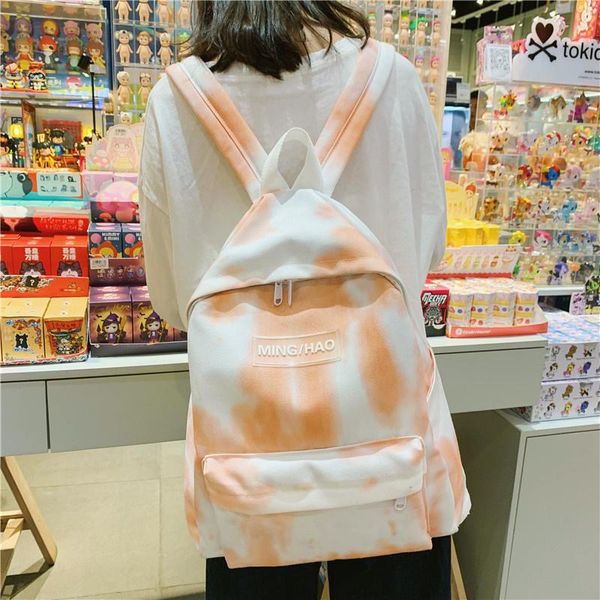 backpack fashion students women preppy style school bag canvas tie-dye colors travel rucksack female lapback pack
backpack fashion students women preppy style school bag canvas tie-dye colors travel rucksack female lapback pack