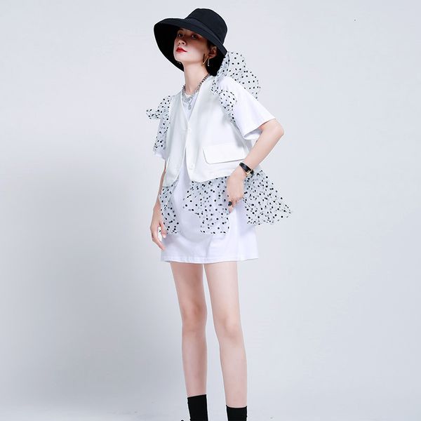 dress shredded women layers 2021 fashion polka dot elegant gowns the short sleeve line ladies dressed, Black;gray
dress shredded women layers 2021 fashion polka dot elegant gowns the short sleeve line ladies dressed, Black;gray
