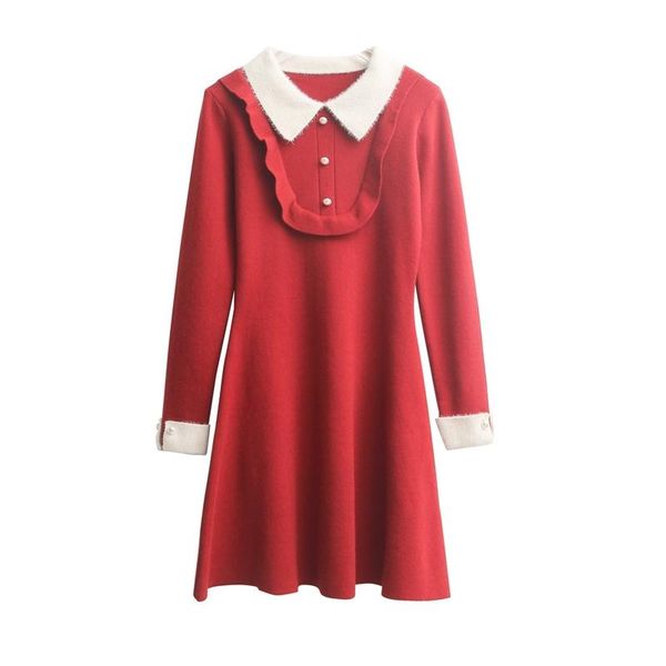 casual dresses 2021 the spring women black knitting dress long sleeve vintage korean fashion elegant ladies party mini clothes, Black;gray
casual dresses 2021 the spring women black knitting dress long sleeve vintage korean fashion elegant ladies party mini clothes, Black;gray