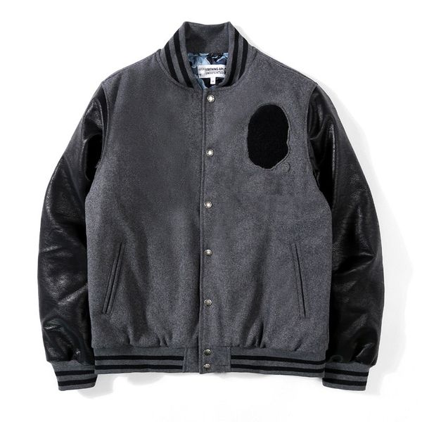 men's jackets japanese trendy brand black gold embroidery double-sided down cotton jacket, Black;brown
men's jackets japanese trendy brand black gold embroidery double-sided down cotton jacket, Black;brown