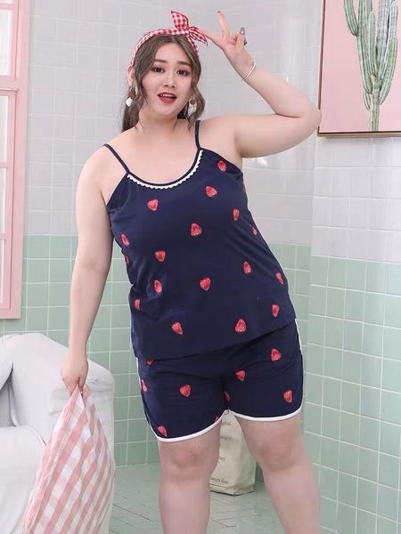oversized suspender shorts pure cotton peach heart cute pajamas home service women's sleepwear, Black;red
oversized suspender shorts pure cotton peach heart cute pajamas home service women's sleepwear, Black;red