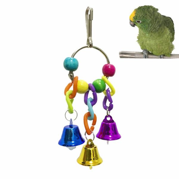 other bird supplies colorful beads bells parrot toys suspension hanging bridge chain pet chew swing cage home decoration tools
other bird supplies colorful beads bells parrot toys suspension hanging bridge chain pet chew swing cage home decoration tools