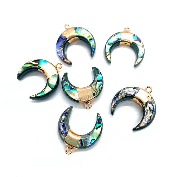 charms abalone shell necklace pendant moon shaped bracelet diy exquisitely made ladies jewelry suitable for parties, Bronze;silver
charms abalone shell necklace pendant moon shaped bracelet diy exquisitely made ladies jewelry suitable for parties, Bronze;silver