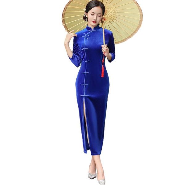 ethnic clothing chinese traditional velvet qipao dress women long cheongsam evening party gown size l xl 2xl 3xl 4xl 5xl, Red
ethnic clothing chinese traditional velvet qipao dress women long cheongsam evening party gown size l xl 2xl 3xl 4xl 5xl, Red