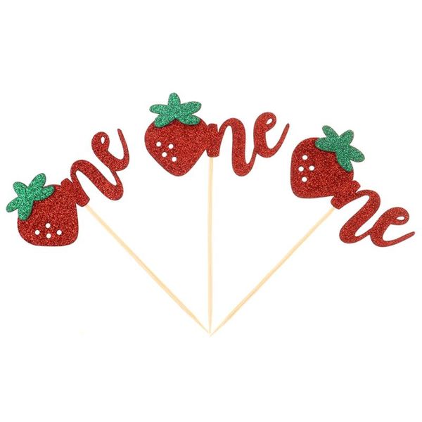other festive & party supplies 12pcs creative one strawberry shaped cake ers paper fruit picks cupcake decor baby 1st birthday supplies( 
other festive & party supplies 12pcs creative one strawberry shaped cake ers paper fruit picks cupcake decor baby 1st birthday supplies(
