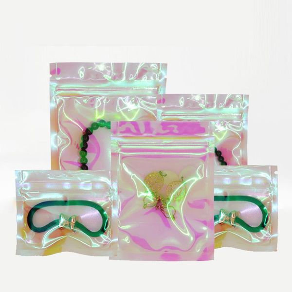 storage bags pink clear rainbow zipper lock bag cosmetic shiny pouches jewelry laser small plastic colorful package earrings necklace
storage bags pink clear rainbow zipper lock bag cosmetic shiny pouches jewelry laser small plastic colorful package earrings necklace