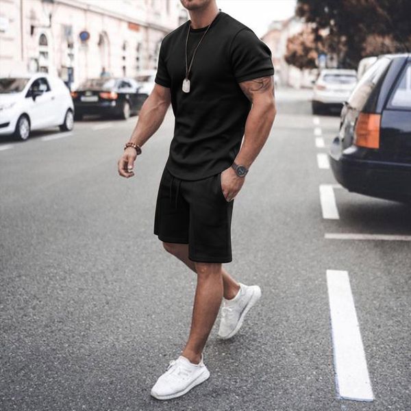 sets summer plus size mens tracksuit 2 piece beach short sleeve shirts amp shorts pants camiseta hombre men clothing, Gray
sets summer plus size mens tracksuit 2 piece beach short sleeve shirts amp shorts pants camiseta hombre men clothing, Gray