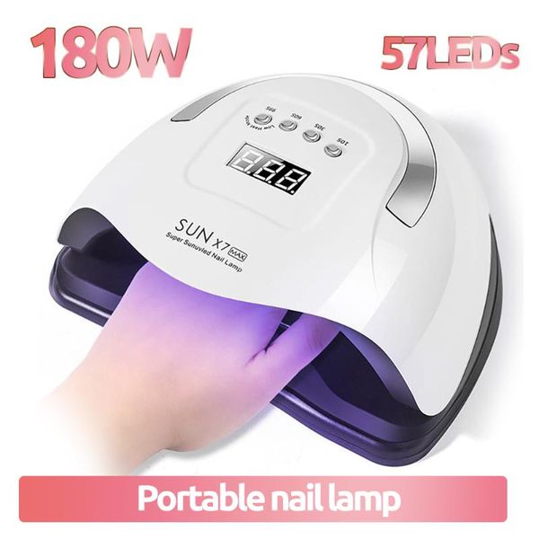 nail dryers est 180w dryer sun x7 max 57pcs uv led lamp for manicure quick drying with lcd display auto sensor nails tools 
nail dryers est 180w dryer sun x7 max 57pcs uv led lamp for manicure quick drying with lcd display auto sensor nails tools