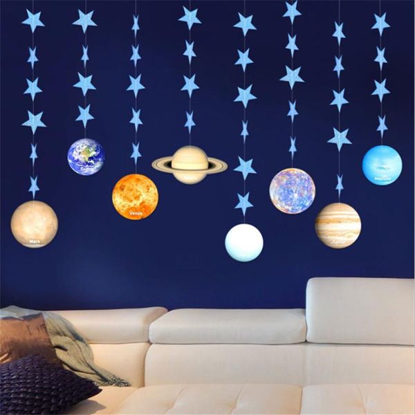 party decoration outer space galaxy system theme garland eight planets banner baby shower decorations birthday supplies
party decoration outer space galaxy system theme garland eight planets banner baby shower decorations birthday supplies